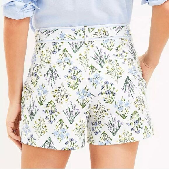 LOFT Bouquet Floral Colorful 3 Inch Riviera Shorts. 0 Petite. 0P. NWOT. - Picture 3 of 9